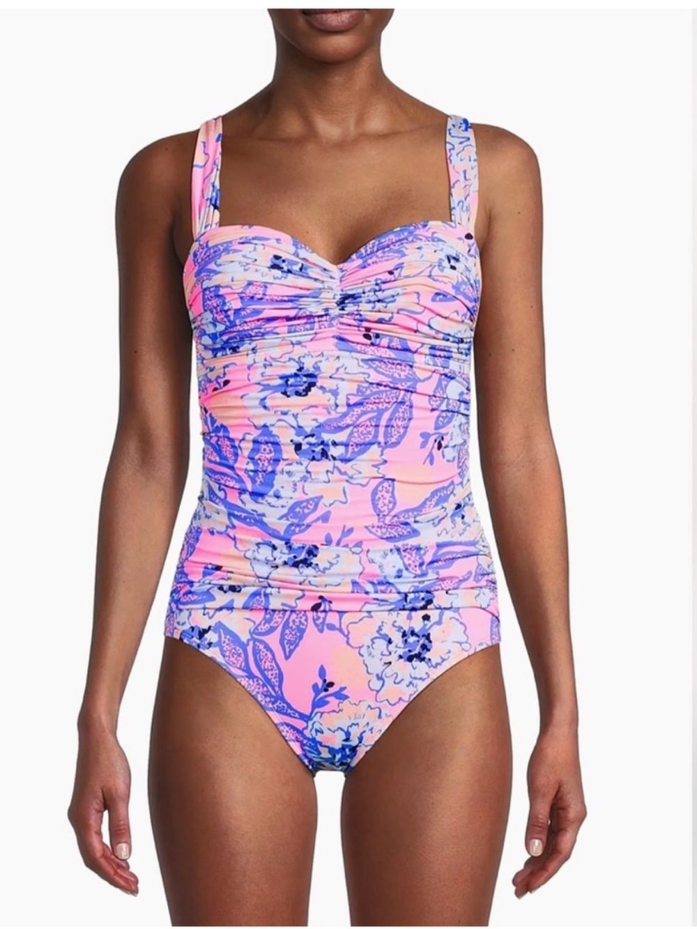 NWT Lilly Pulitzer Solaria
Ruched One-Piece
Swimsuit